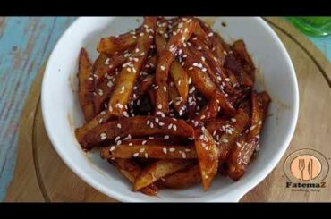 Sauce And French Fry Combined Make a Delicious Recipes/Evening snacks recipe