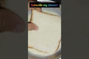 Eggless French toast recipe||Without egg French toast recipe #desert #short #zaikaetadka