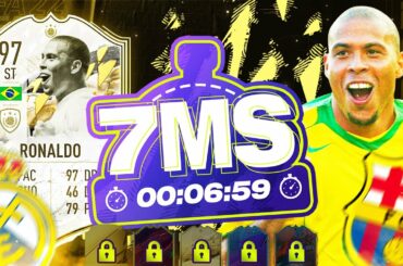 RISKING HUGE PLAYERS! 97 ICON MOMENTS RONALDO 7 MINUTE SQUAD BUILDER #FIFA22 ULTIMATE TEAM