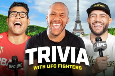 UFC Stars Ciryl Gane, Kamaru Usman & More Take on French Trivia!
