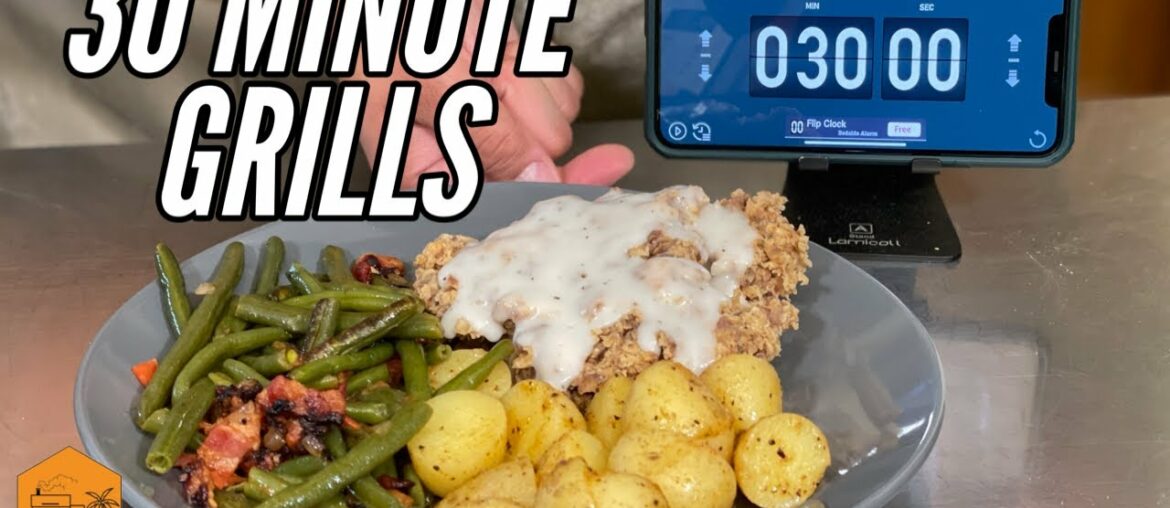 Here is a FAST Chicken Fried Steak Recipe! | 30 Minute Grills Here is a FAST Chicken Fried Steak Recipe! | 30 Minute Grills