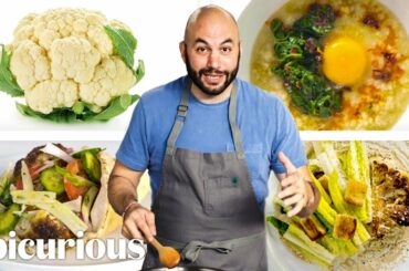 Pro Chef Turns Cauliflower Into 3 Meals For Under $9 | The Smart Cook | Epicurious