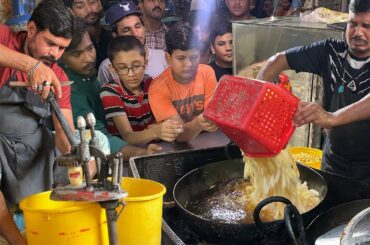 French Fries Making Factory | Crazy Rush for Street French Fries | Pakistani Street Food Aloo Chips