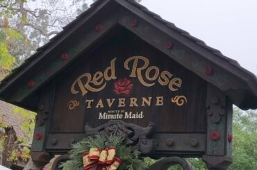 2021 Disneyland Red Rose Taverne Dining Experience - Beauty and the Beast