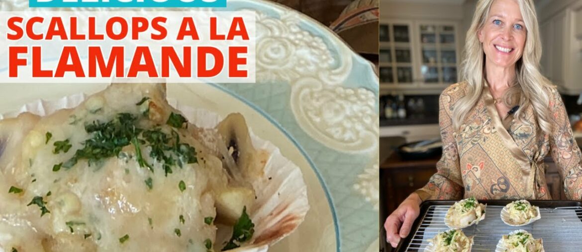 Learn how to make Scallops a la Flamande & get wine pairing advice from French winemaker Sev Pinte.