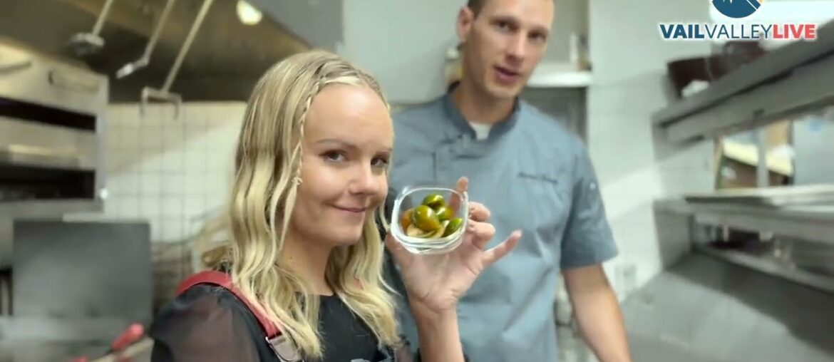 Cooking with Chef Pierson at the Gessner Restaurant in Grand Hyatt Vail!