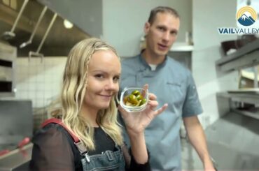 Cooking with Chef Pierson at the Gessner Restaurant in Grand Hyatt Vail!