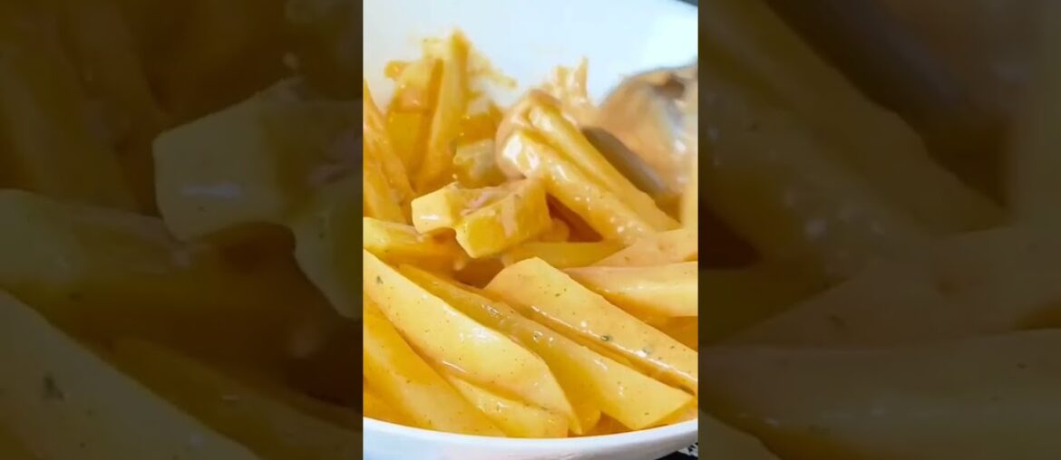 Potatoes and eggs recipe.Super crunchy! Better than french fries.