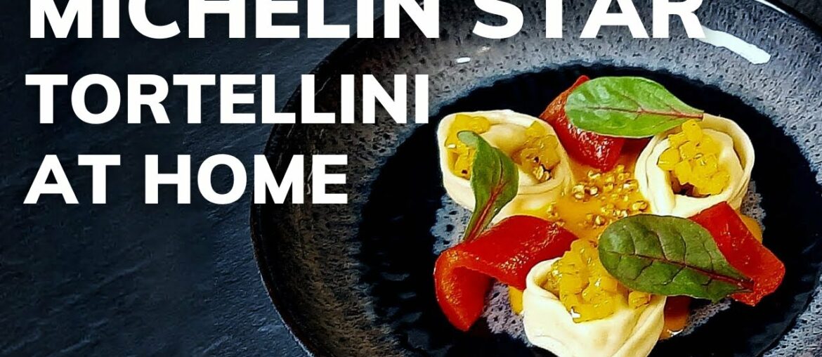 Michelin star TORTELLINI recipe (Fine Dining Pasta At Home)