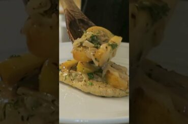 Gourmet Vegetarian Apple Cider Chicken #shorts