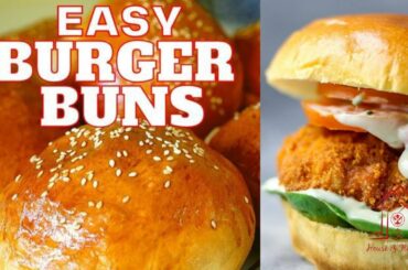 Crispy Chicken Burger with Home made BUNS recipe#recipes#italian#turkish#french#houseofflavours#food