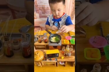 Asian Noodles with Fried Egg and BBQ for Chicken|Dinner Recipe by Little Chef