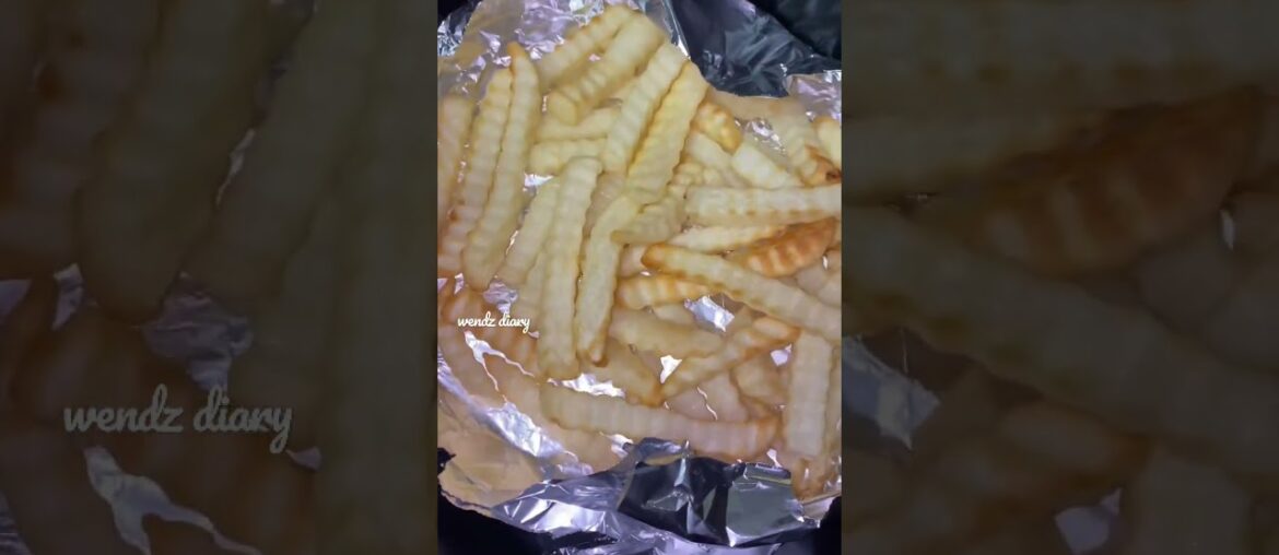 French Fries #frenchfries #airfryer #satisfyingvideo #asmr #shorts #food