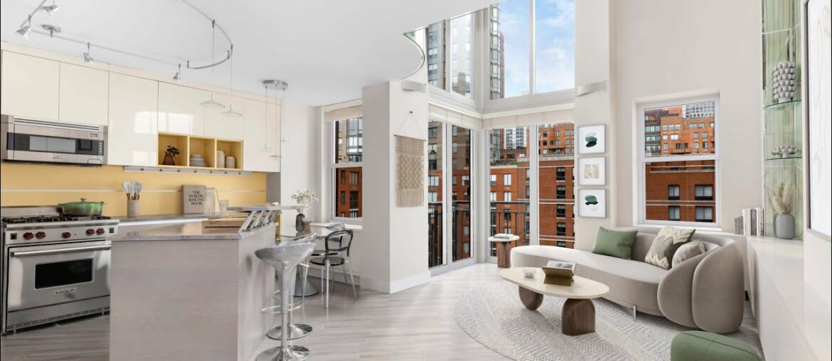 INSIDE an Elegant NYC 1-Bedroom Penthouse | 21 South End Ave, #PH1N | SERHANT. TOUR