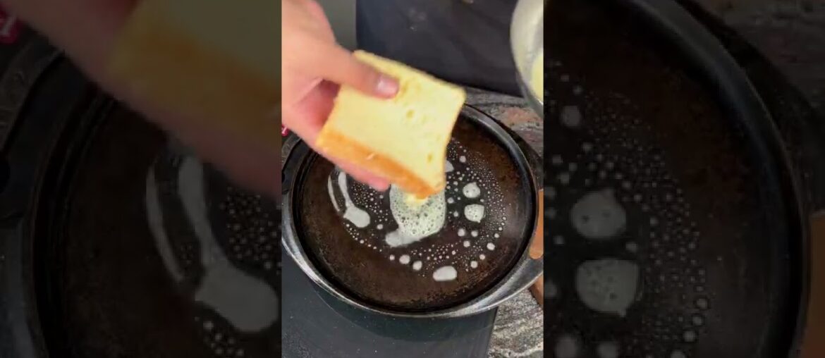 Vanilla French Toast Recipe | Veg French Toast | #shorts