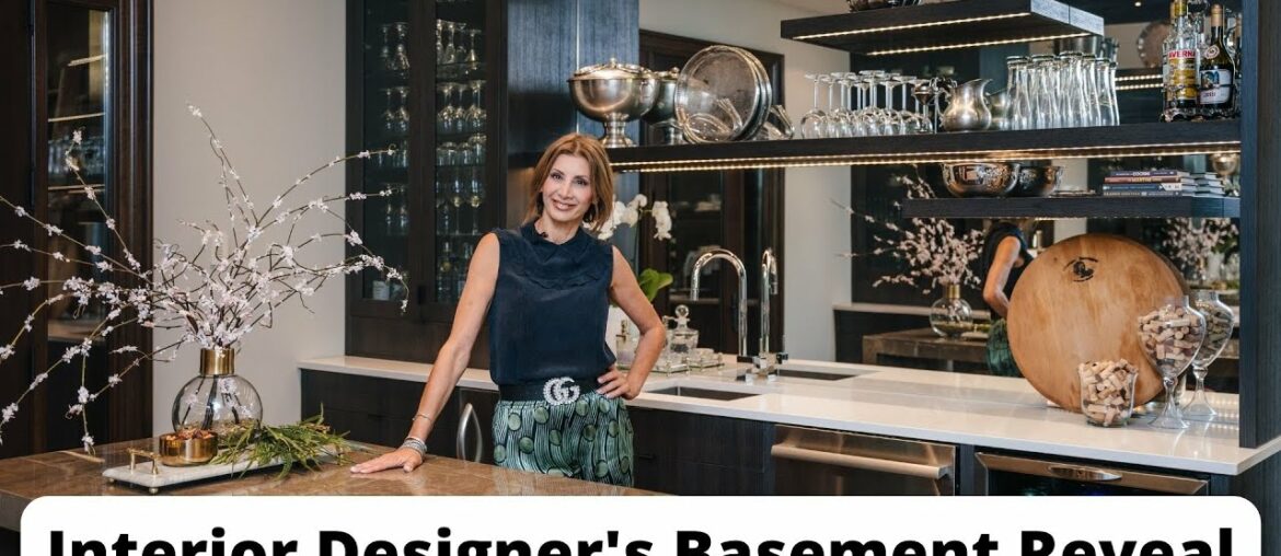 Designer's Own Home Tour | A Basement Built For Entertaining Designer's Own Home Tour | A Basement Built For Entertaining