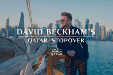 David Beckham's Qatar Stopover