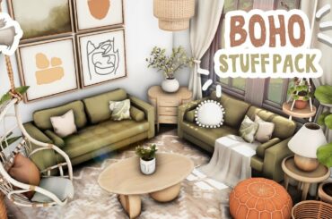 BOHO LIVING!! A CC Stuff Pack!