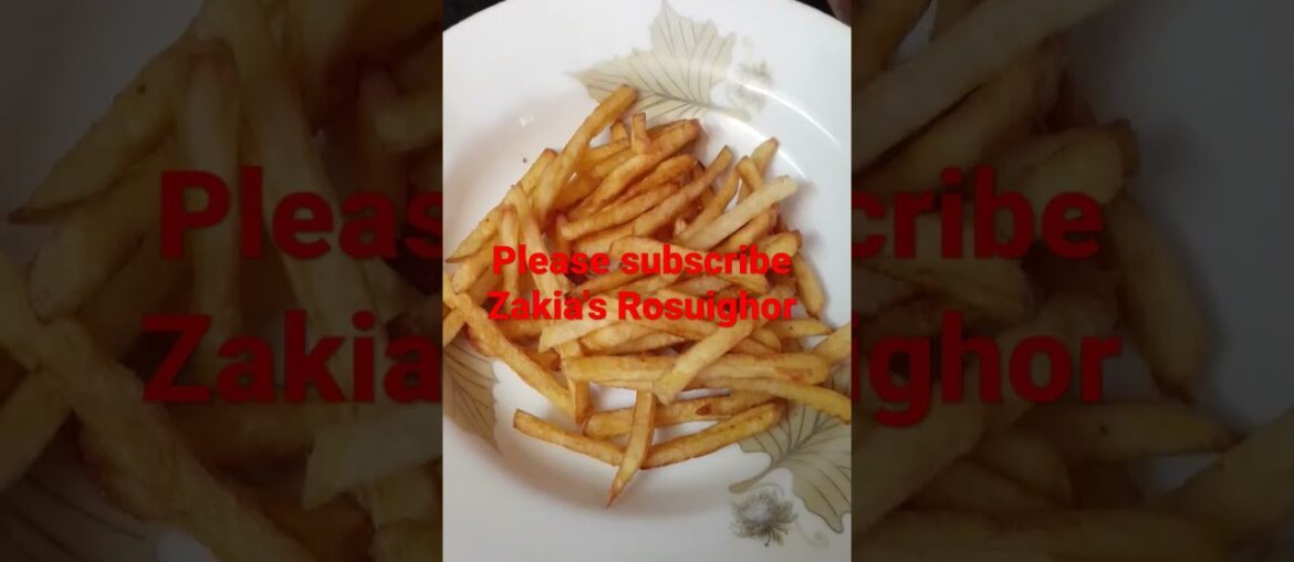 YouTube#Shorts | Restaurant Style French Fry | Shorts Video | Zakia's Rosuighor | Yummy Recipe