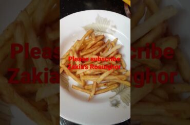 YouTube#Shorts | Restaurant Style French Fry | Shorts Video | Zakia's Rosuighor | Yummy Recipe