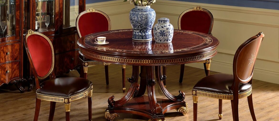 MZ-808C-2 Baroque Wooden Round Table,Antique French Wood Round Dining Table MZ-808C-2 Baroque Wooden Round Table,Antique French Wood Round Dining Table