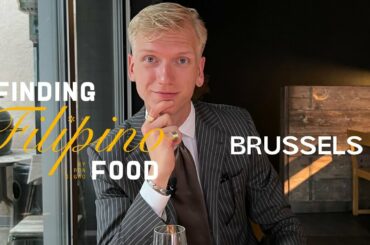 Filipino FINE DINING Restaurant in BRUSSELS | Finding Filipino Food