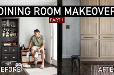 Small Dining Room Makeover (part 1) - mid century modern + minimalist