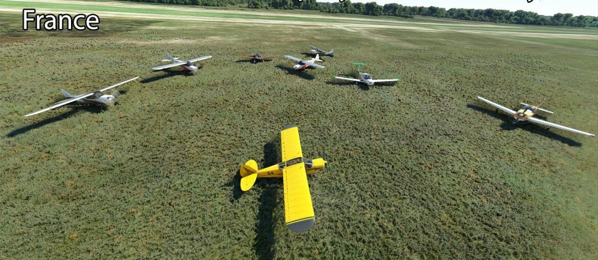 MSFS Livestream - Group Fly over Normandy, France