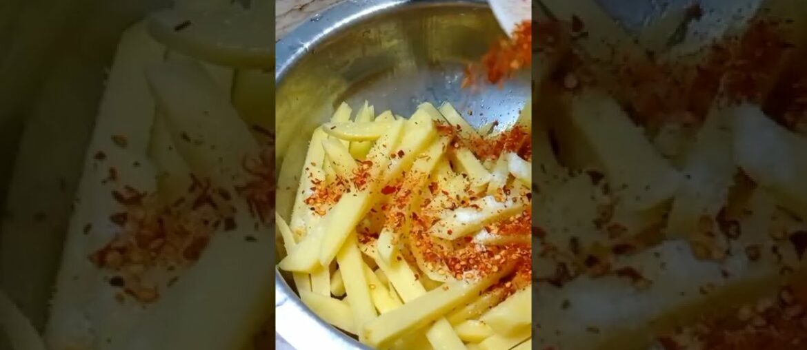 Crispy egg french fries Chip's #shorts Crispy egg french fries Chip's #shorts