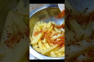 Crispy egg french fries Chip's #shorts