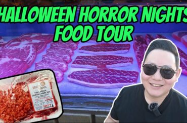 We ATE all of the BEST FOOD at Halloween Horror Nights 2022 | Universal Studios Orlando