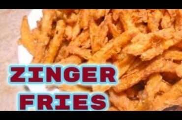 Instant zinger french fries|KFC french fries recipe by kitchen with delicious recipe