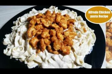 Creamy Pasta:: Alfredo Chicken Pasta Recipe:: fettuccine alfredo:: Alfredo Pasta Recipe