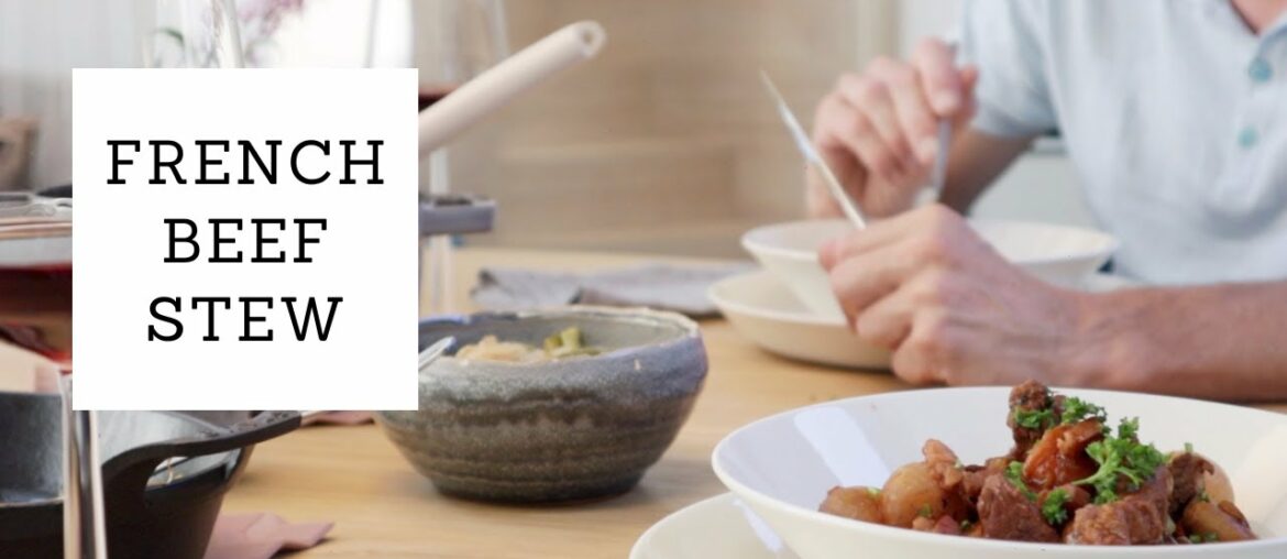 Boeuf Bourguignon | slow cooked beef stew to perfection | vlog Boeuf Bourguignon | slow cooked beef stew to perfection | vlog