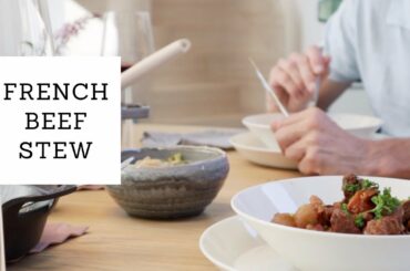 Boeuf Bourguignon | slow cooked beef stew to perfection | vlog