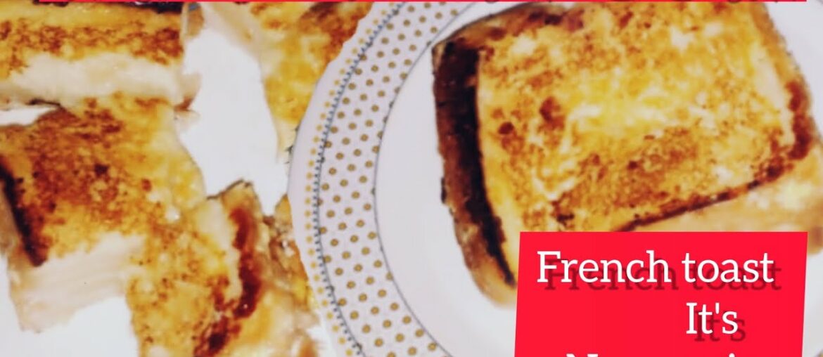 5 mint break fast ready idea// french toast new recipe