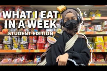 What I eat in a week (korean, japanese and french food)