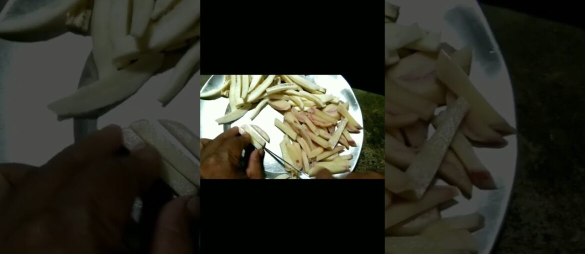 aalo aur kele ke french fries|Simple Recipe #shorts #food #recipe #frenchfries #frenchfriesrecipe