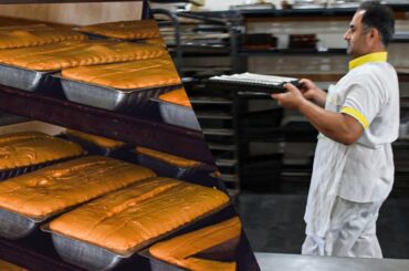 Baking French Bread|Turkish Baker Bakes Delicious Soft Bread With Great Skill