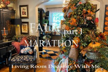 FALL DECORATING MARATHON | HOBBY LOBBY FLORALS | FRENCH COUNTRY DECORATING IDEAS