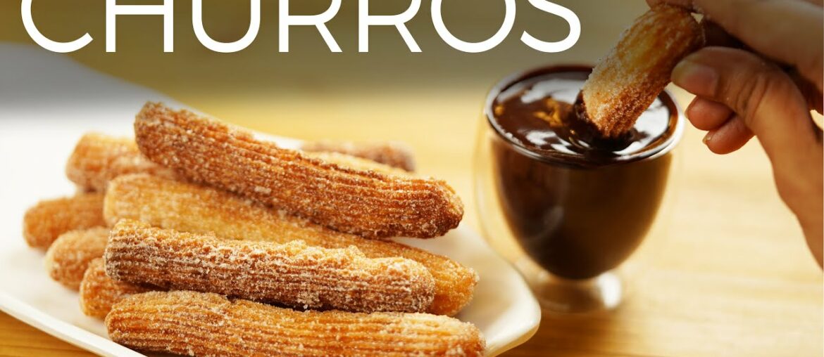Churros | Traditional Spanish Recipe | Crunchy yet Soft | Vegan & Delicious Churros | Traditional Spanish Recipe | Crunchy yet Soft | Vegan & Delicious