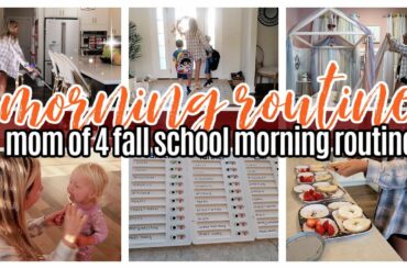 *NEW* FALL MORNING ROUTINE BACK TO SCHOOL ROUTINE MOM OF 4 TIFFANI BEASTON HOMEMAKING 2022