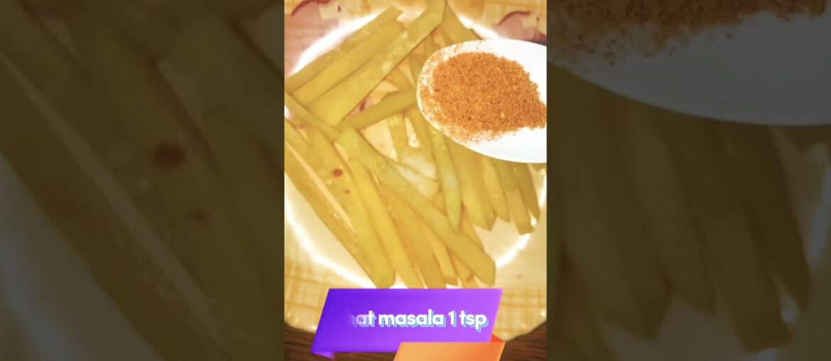 French Fries Recipe without oil|How to make fries in Airfryer | Instant fries recipe #shorts