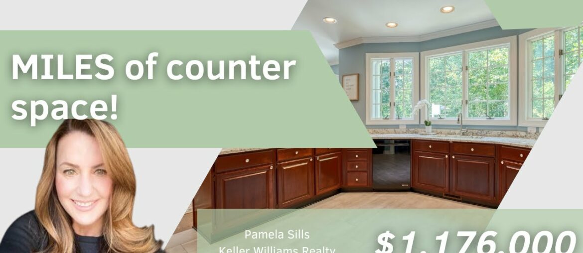 Counterspace galore!! | 6107 Woodland Stream Dr - MLS# VAFX2078992 | Sky Blue Media Teaser Video