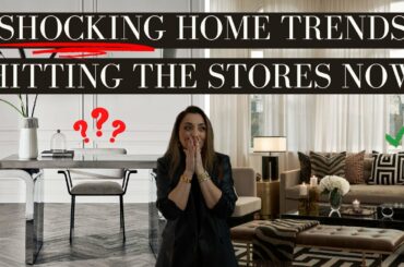 HOME TRENDS HITTING THE STORES NOW