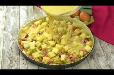 Quiche Lorraine: the French recipe of the fabulous rustic pie!