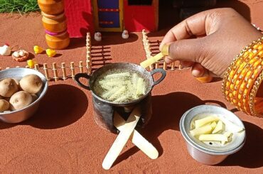 Miniature Crispy Potato French ||  Fries Mini Cooking Recipes