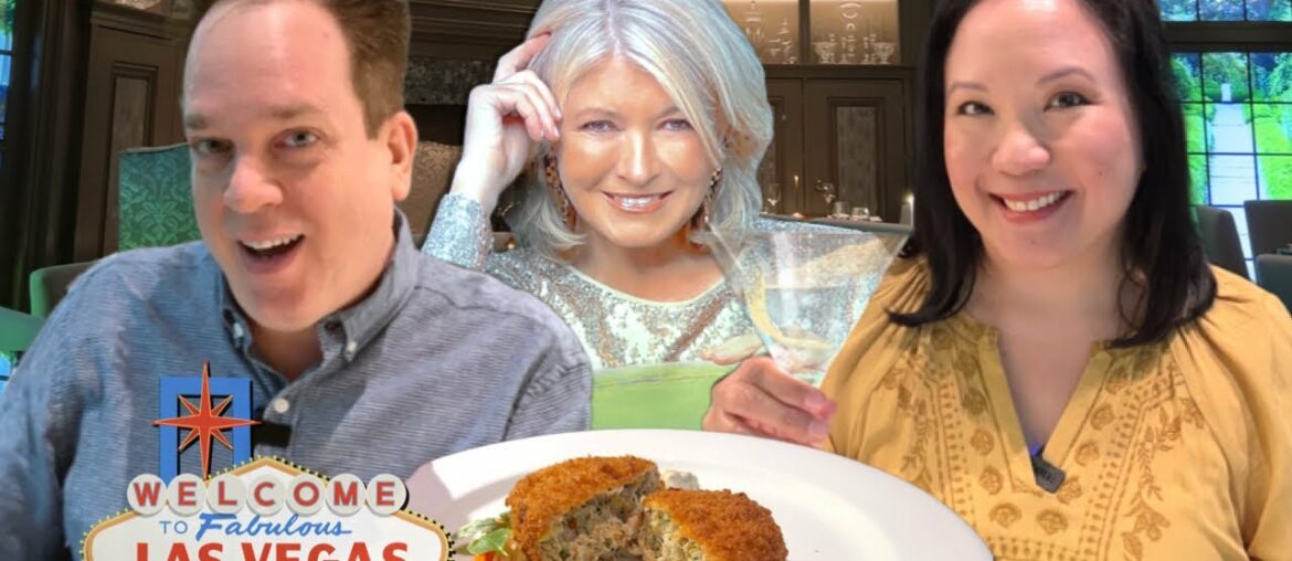 Martha Stewart's New Restaurant at Paris Las Vegas! $33 Crab Cake & $90 Roast Chicken Luxury Dinner