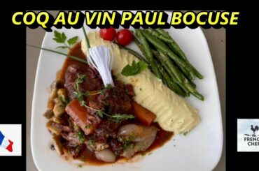 COQ AU VIN PAUL BOCUSE-THE PRESTIGIOUS CHICKEN BRAISED IN RED WINE