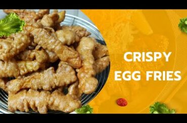 Crispy Egg Fries Recipe  | Easy Egg French Fries | by Ayesha's Kitchen Corner